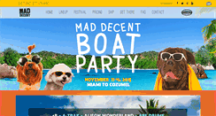 Desktop Screenshot of maddecentboatparty.com
